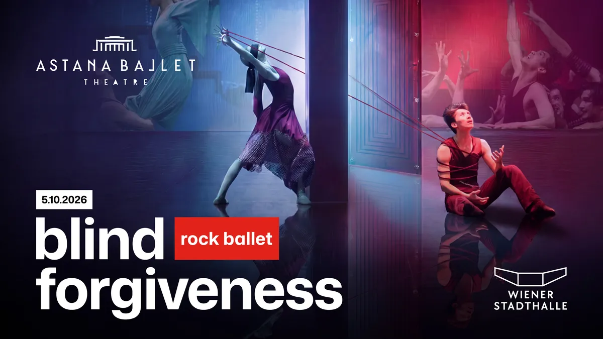 Banner rockového baletu Blind Forgiveness | White Eagles & Co.