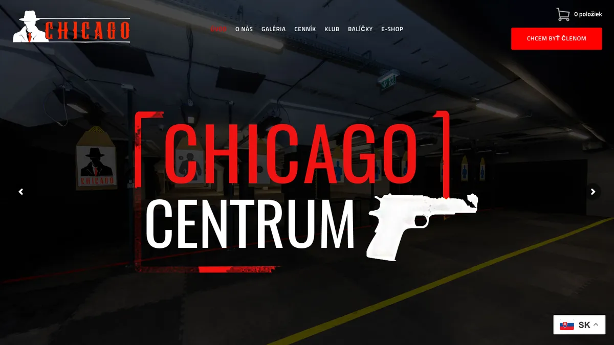 Web strelnice CHICAGO v Bratislave | White Eagles & Co.